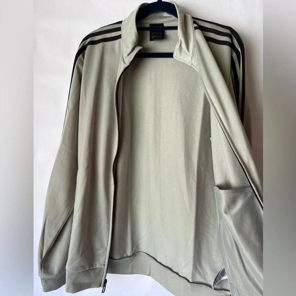 Adidas Essentials 3-Stripes‎ Tricot Full Zip Track Top size Small